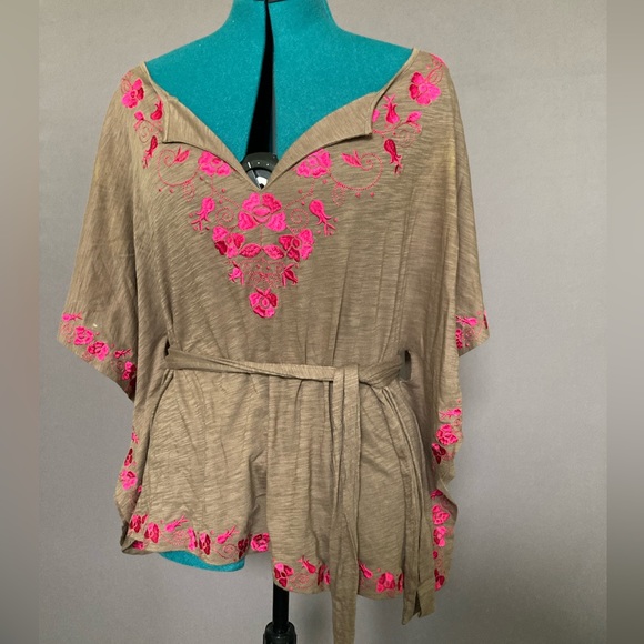 Anthropologie embroidered tunic XS - Picture 2 of 4